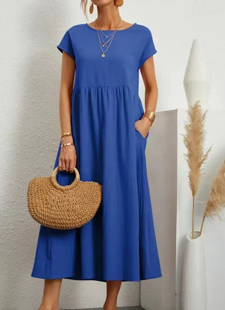 Aria Linen Dress