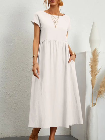 Aria Linen Dress