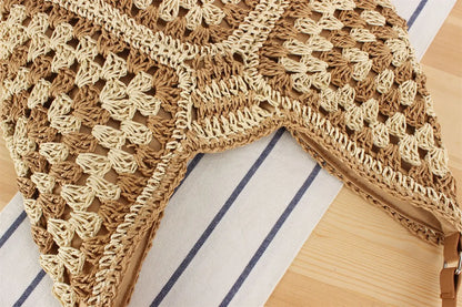 Summer Tote Clutch with Top Handle